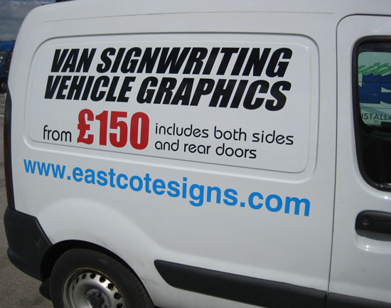 Van Signwriting & vehicle graphics in Wembley